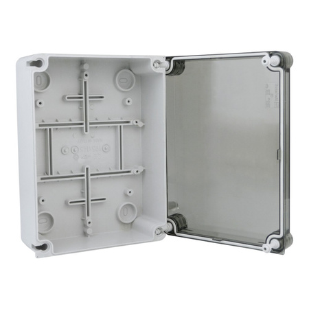 Abzweigkasten 190x140x70 IP66 Aufputz Abzweigdose Verbindungsdose hermetische Industriegehäuse 009.A.PK.VO M-L 009.A.PK.V0
