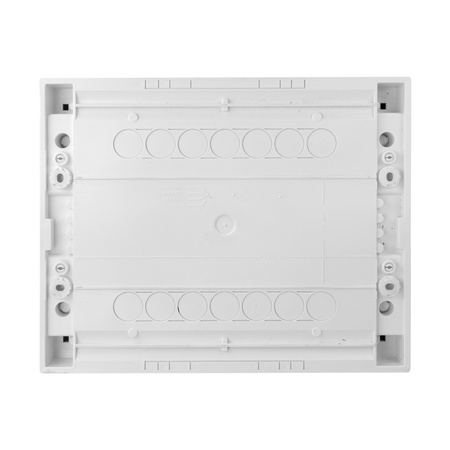 Sicherungskasten Aufputz Verteilerkasten 1-reihig 12 Module 8xMCB 1xRCCB VDE verdrahtet Verteilerschrank mit Sicherungen 245x305x96,5mm Hager Hohlwand Verteiler Doktorvolt DV-6296-NT