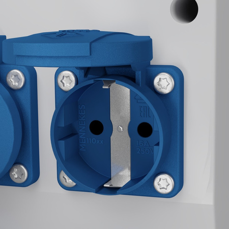 Stromverteiler TD-S/FI 16A 2x230V SKHU Kabel Stromzähler MID Doktorvolt® 0526