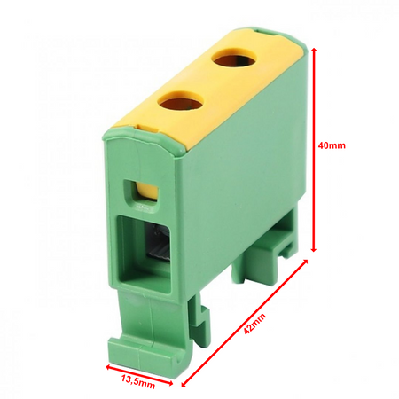 Hauptleitungsklemme Anschlussklemme ETB 16/1 Al/Cu Universalklemme elektroinstallation 2 Löcher Elektro Becov UK1016.24