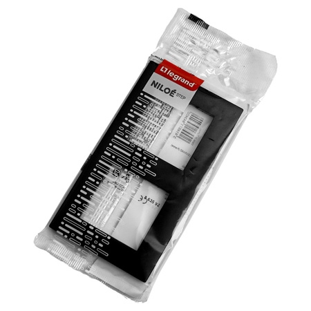 Abdeckrahmen 2-fach Rahmen schwarz Niloe Step 863592