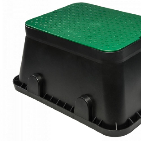 Ventilbox Ventilkasten mit Deckel Bewässerung Jumbo rechteckig 64x50cm DSSZ-P6450G