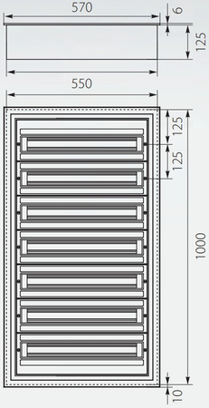 Verteilerkasten IP54 DARP-168 7x24 Unterputz Alutür Unterverteiler Sicherungskasten E-P 9.724