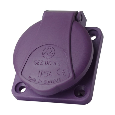 Einbausteckdose gerade 48V 10A 2P IP54 Steckdose VZ 48