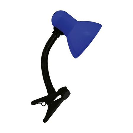 Schreibtischlampe mit Clips TOLA E27 BLUE CLIP IDEUS 02855