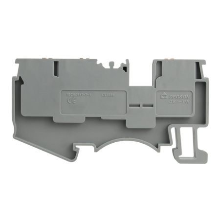 Reihenklemme 2.5mm2 3 Leiter Durchgangsklemme 1P Grau UL DS2.5-TW-01P-11-00AH