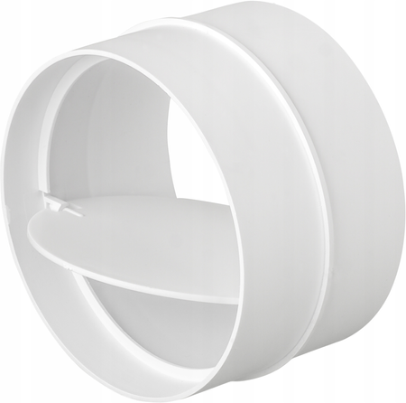 Rundrohr Verbinder mit Rückstauklappe Ø100mm airRoxy 02-463