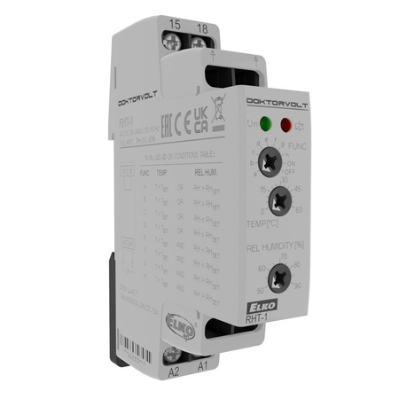 Hygrothermostat zur Temperaturüberwachung und -regelung ELKO RHT-1
