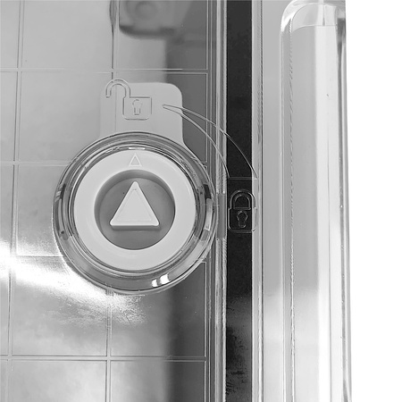 Leergehäuse mit transparenter Tür 200x300x130mm Schaltschrank Aufputz Verteilerschrank IP65 IK10 TP Electric 3310-500-0100