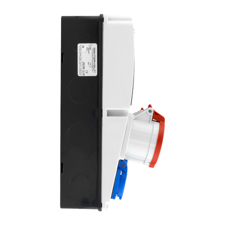 Baustromverteiler JUN 32A/16A/2x230V Bals-Steckdosen DOKTORVOLT® DV-6832-F