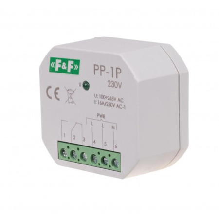 Elektromagnetisches Relais 16A Beleuchtung LED Leuchtmittel F&F PP-1P-230V