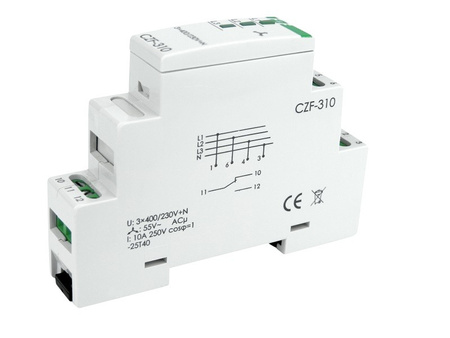 Netzüberwachung Phasenwächter Phase Monitor Phasenüberwachung Phasenausfall F&F CZF-310