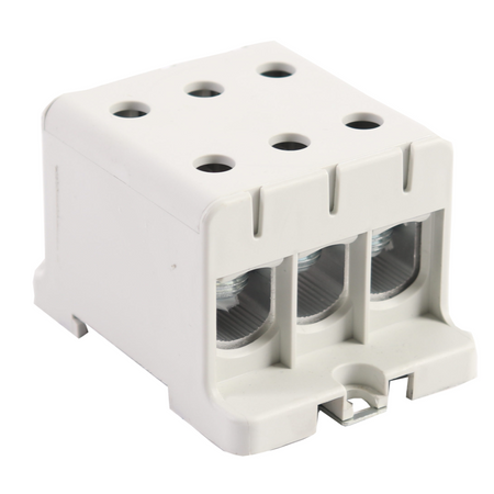 Hauptleitungsklemme Anschlussklemme ETB 95/1x3 Al/Cu Universalklemme elektroinstallation 6 Löcher Elektro Becov UK3095.21