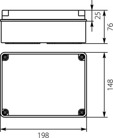 Industriegehäuse PH-3A.3 Abzweigdose Abzweigkasten hermetische E-P 28.33