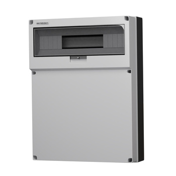 Verteilerkasten IP65 19-Mod AP Gehäuse GR Doktorvolt DV-9603