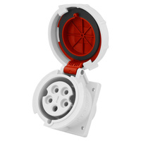 Mennekes CEE Einbausteckdose 32A 5p 400V IP67 gerade Typ Anbausteckdose 240A