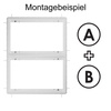 Modulare Montage Rahmen für Unterverteiler QZERO M-L 990.RS.18.2