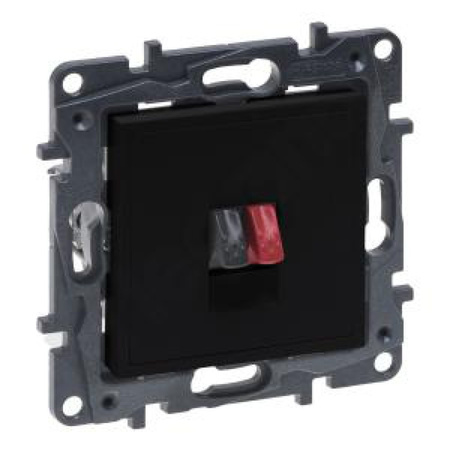 Lautsprechersteckdose schwarz Niloe Step 863585