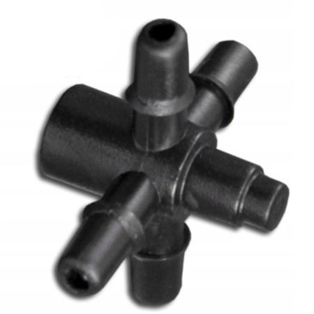 4-Wege Emitter Tropfer Adapter 4mm für 3x5mm Microschlauch Bradas DSK-5135L4