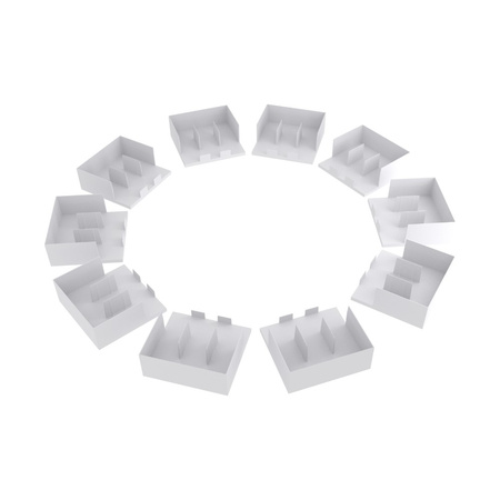 10Stk Endkappe für 3-Phasenschienen 16mm2 10Stk Z-16/3F