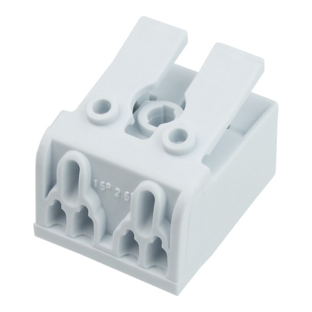 10 Stück Lüsterklemmen Leuchtenklemme 2-polig mit Hebel 0.75-2.5mm2 450V VDE DGN 10-DG238-10.0-02P