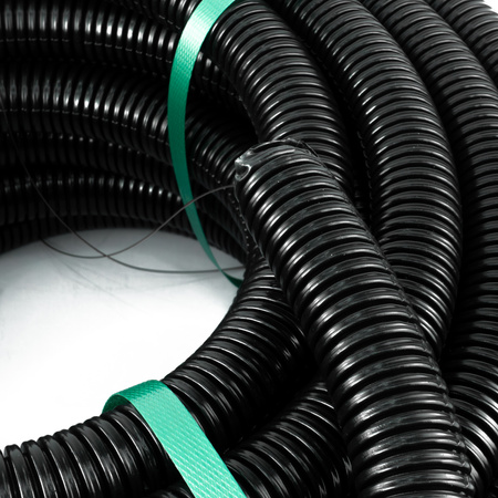 Wellschlauch Kabel Schutz UV-beständiges Wellrohr RGSp 32/24,5 25m 750N RGSP 32/24