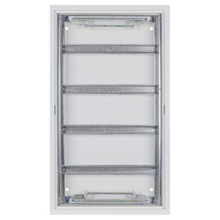 Doktorvolt Verteilerkasten Aufputz Sicherungskasten aus Metall 72 Module 4-reihig IP30 MN72/4/18