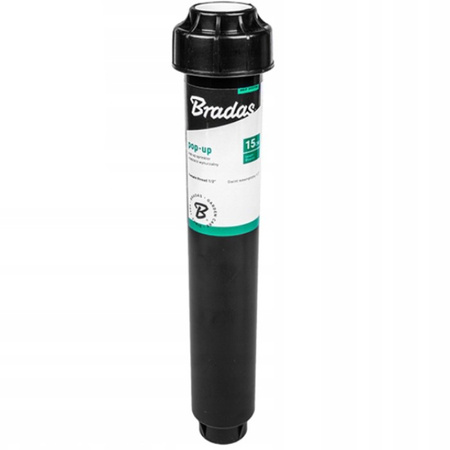 Versenkregner Pop-Up Sprinkler 6" / 15cm ohne Düse AG 3/8" Regner Garten Rasensprenger Bradas DSZW-06