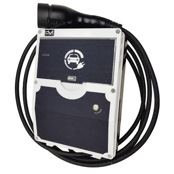 Doktorvolt WALLBOX Ladegerät Home Ladestation 11 kW mit Typ 2 Ladekabel 5 Meter für Elektro- und Hybridfahrzeuge DV-9970-EV