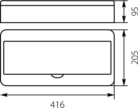 Verteilerkasten Sicherungskasten Rn 18 Module AP E-P 7.7