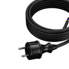 Anschlusskabel 4,5m IP44 mit geradem Stecker 250V 16A 2x1,5 mm² H07RN-F PP-40H Schwarz W-97200