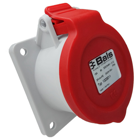 Bals CEE Anbausteckdose gerade 16A 5P 400V Einbausteckdose QUICK-CONNECT 1320011 IP54 OEM-1320011