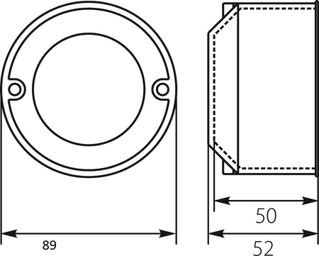 Schalterdose Unterputzdose 80mm Dose Einbaudose 13.45 PO-Ø 80 E-P 3524