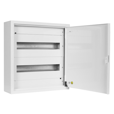 Doktorvolt Verteilerkasten Aufputz Sicherungskasten aus Metall 36 Module 2-reihig IP30 MN36/2/18