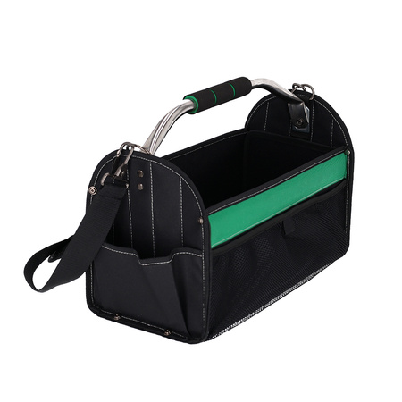 Werkzeugtasche mit Griff 400×320×200 mm Werkzeugorganizer mit Schultergurt Plastrol T-00661
