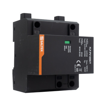 PV-Überspannungsableiter Typ 1 40kA FLP-PV1000/Y bis 1050V DC für Hutschiene Überspannungsschutz Blitzschutz Photovoltaik Varistortechnologie A04201