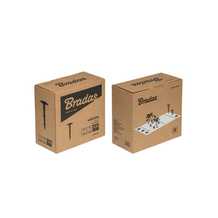 Erdanker Bodenanker Erdnägel Erdspieß für Unkrautvlies Gartenvlies 1 Stück 125mm Bradas ATSU12+P