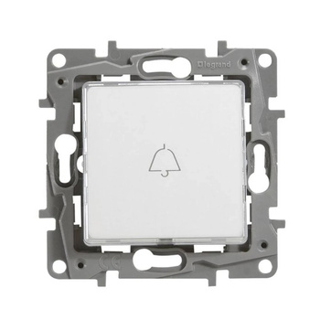 Taster beleuchtet mit Beschriftungsfeld NILOE weiß/beige Legrand 66 664515