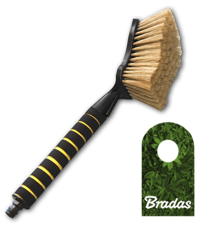 Auto Handbürste CAMBER SOFT mit Nippel und Wasserdurchlauf BRADAS ES2000