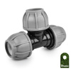 T-Stück für PE Rohr 25 / 20 / 25 mm Verbinder PN10 BRADAS DSRA10T2520