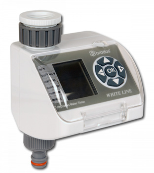 Bewässerungsautomat mit LCD Display Bewässerungscomputer Bewässerungssystem WHITE LINE BRADAS WL-3130