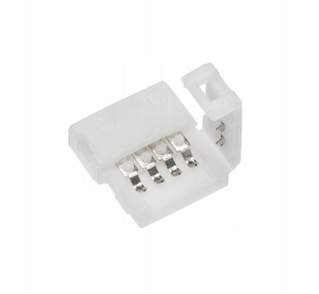 Verbinder für RGB LED 10mm 4Polig Clip Klick Leiste Band XC11 GTV LD-ZTLRGB-04N