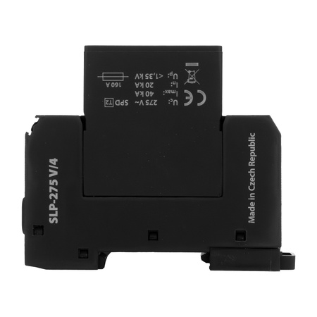 Überspannungsableiter Typ 2 40kA SLP-275 V/4 bis 350V DC für Hutschiene Überspannungsschutz Blitzschutz für Niederspannung Varistortechnologie A01722