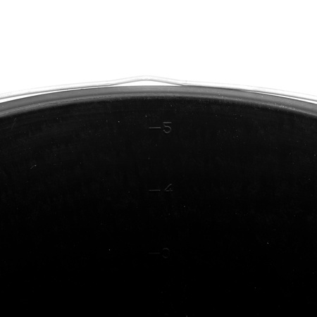 Baueimer 20L Garteneimer PVC Mörtelkübel Wassereimer Mörteleimer Eimer Kübel Maurereimer Putzeimer schwarz DV-5701