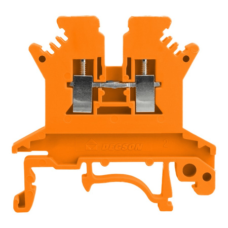 Reihenklemme 1.5mm2 Schraubklemme Orange VDE UL PC1.5-01P-15-00A(H)