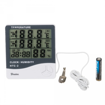 Wetterstation Digital Thermometer Hygrometer WHITE LINE Bradas WL-M21