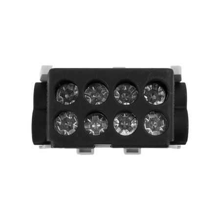 Hauptleitungsklemme Abzweigklemme HLAK 25-1/2/25 M2 schwarz Klemmblock Verteilerklemme 1P 1,5-25 mm2 Pollmann 208 2080192