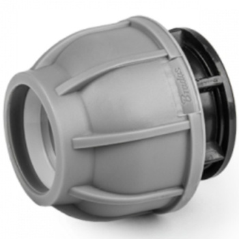 Endkappe für PE Rohre Verschraubung 40mm PN10 BRADAS DSRA10Z40