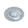 Verstellbare Deckenleuchte MONI LED Pendelleuchte rund 5W 4000K Einbauleuchte silber 03857