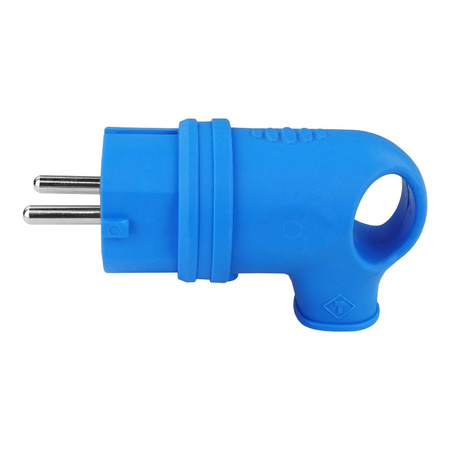 Gummistecker mit Griff 16A 230V Stecker blau 3101-302-0900